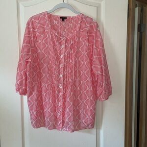 Talbots 3/4 sleeve top . Size L/P